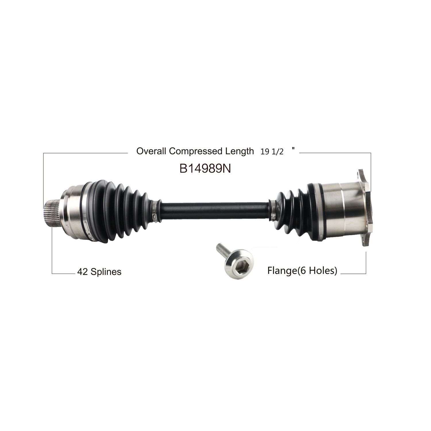 Duralast Gold CV Axle B14989N