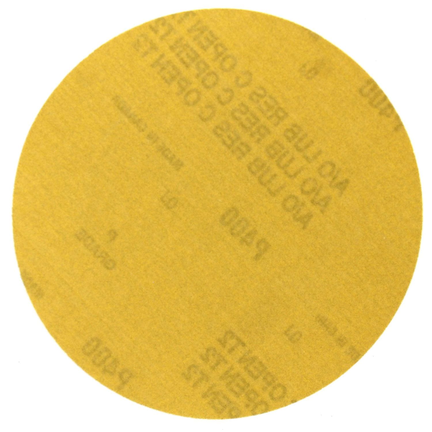 SureBilt 6in Gold Sanding Disc P400 15 Pack