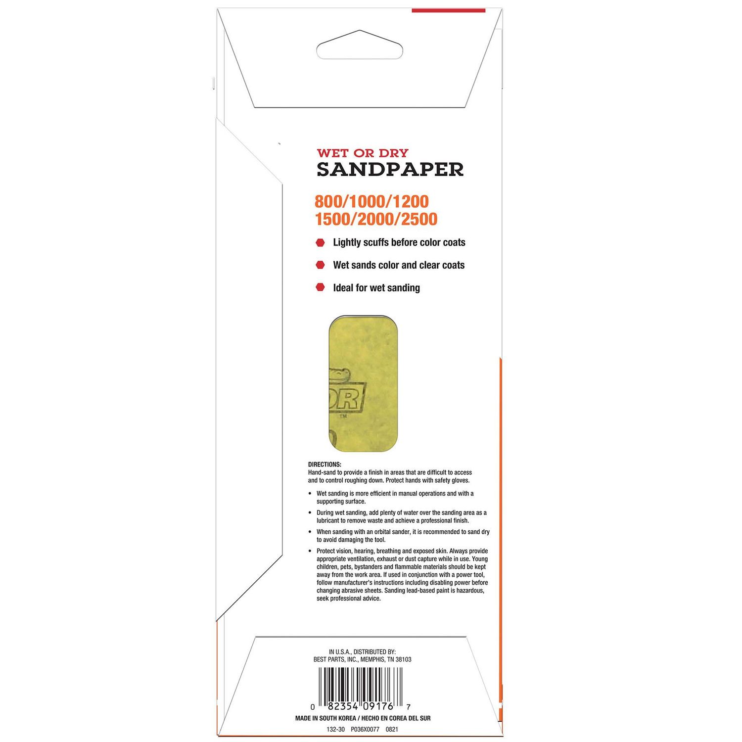 Wet/Dry Sandpaper Assortment (20-Pcs)