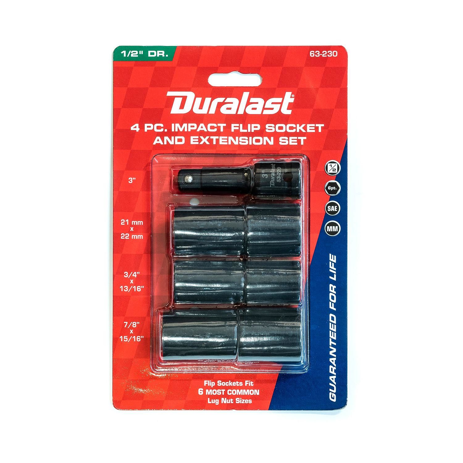 Duralast impact socket deals set