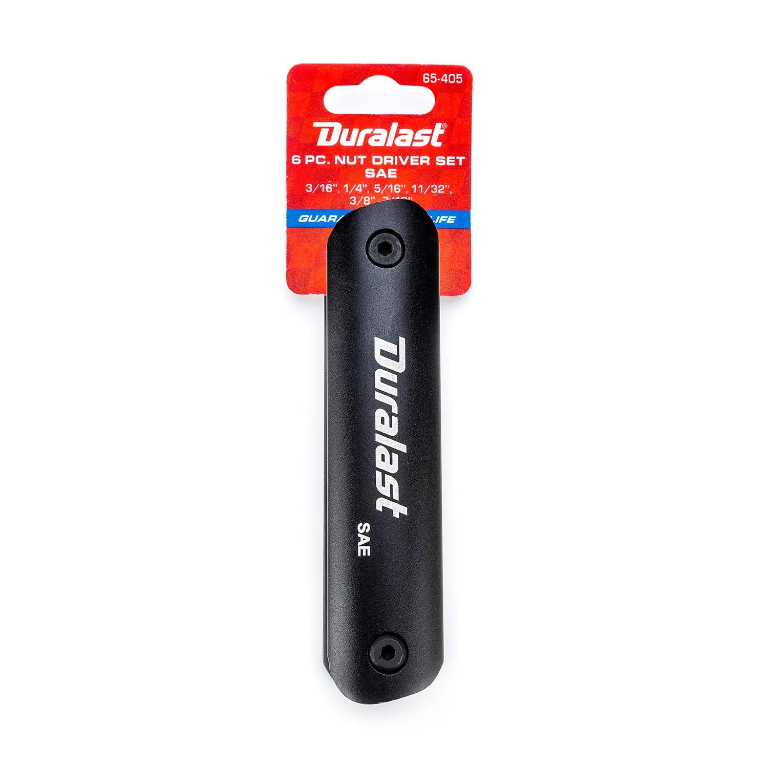 Duralast SAE Folding Nut Driver Set 6 Piece