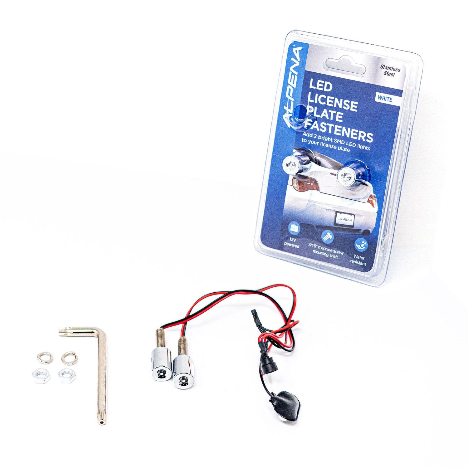 Alpena LED License Place Fasteners
