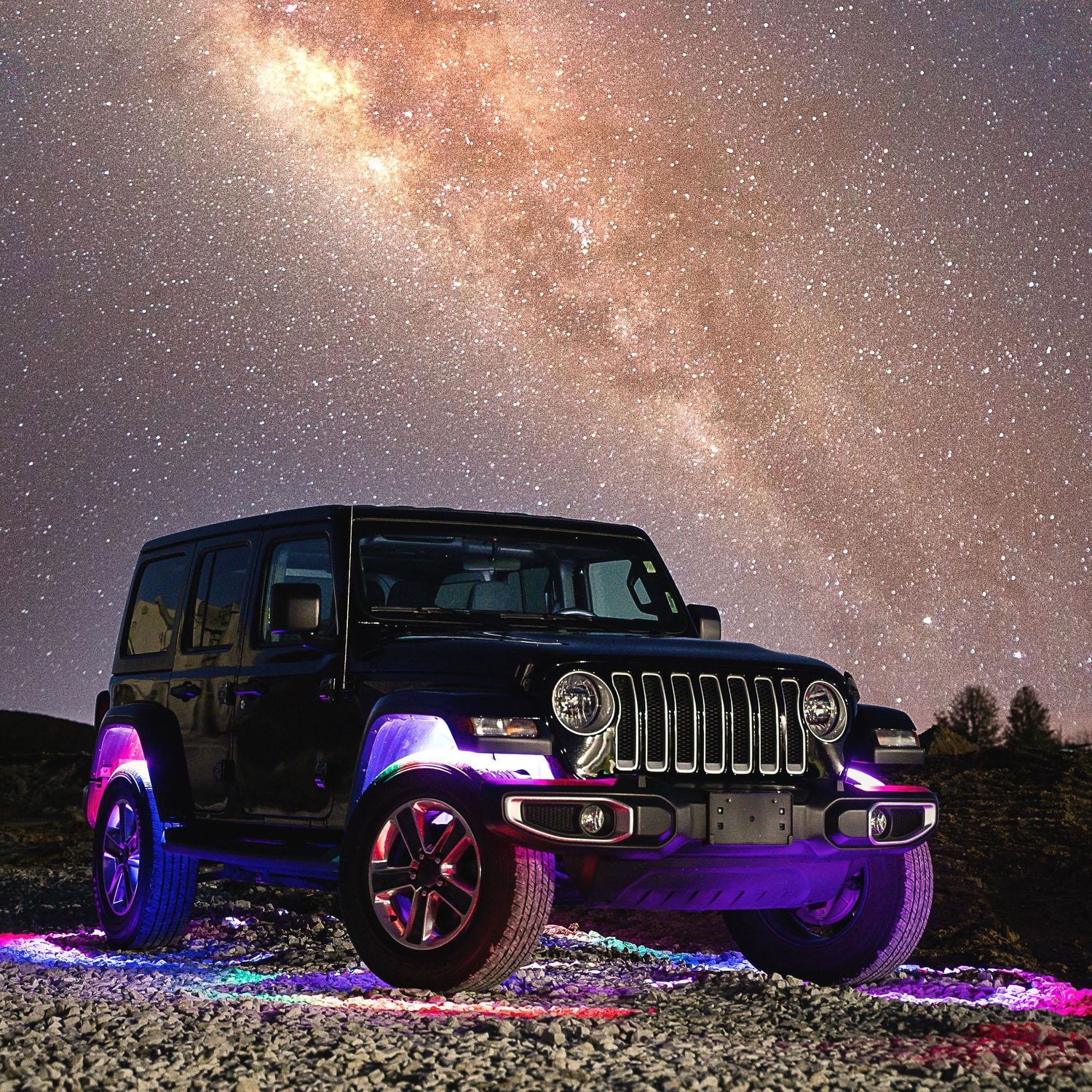 Alpena Multi-Color LED ToughPods RGB Rock Lights with Remote