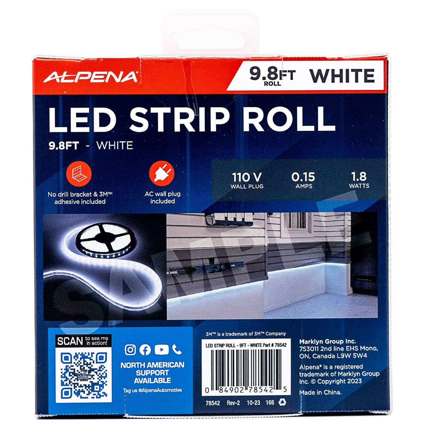 Alpena White Max 9.8ft Light Strip Roll