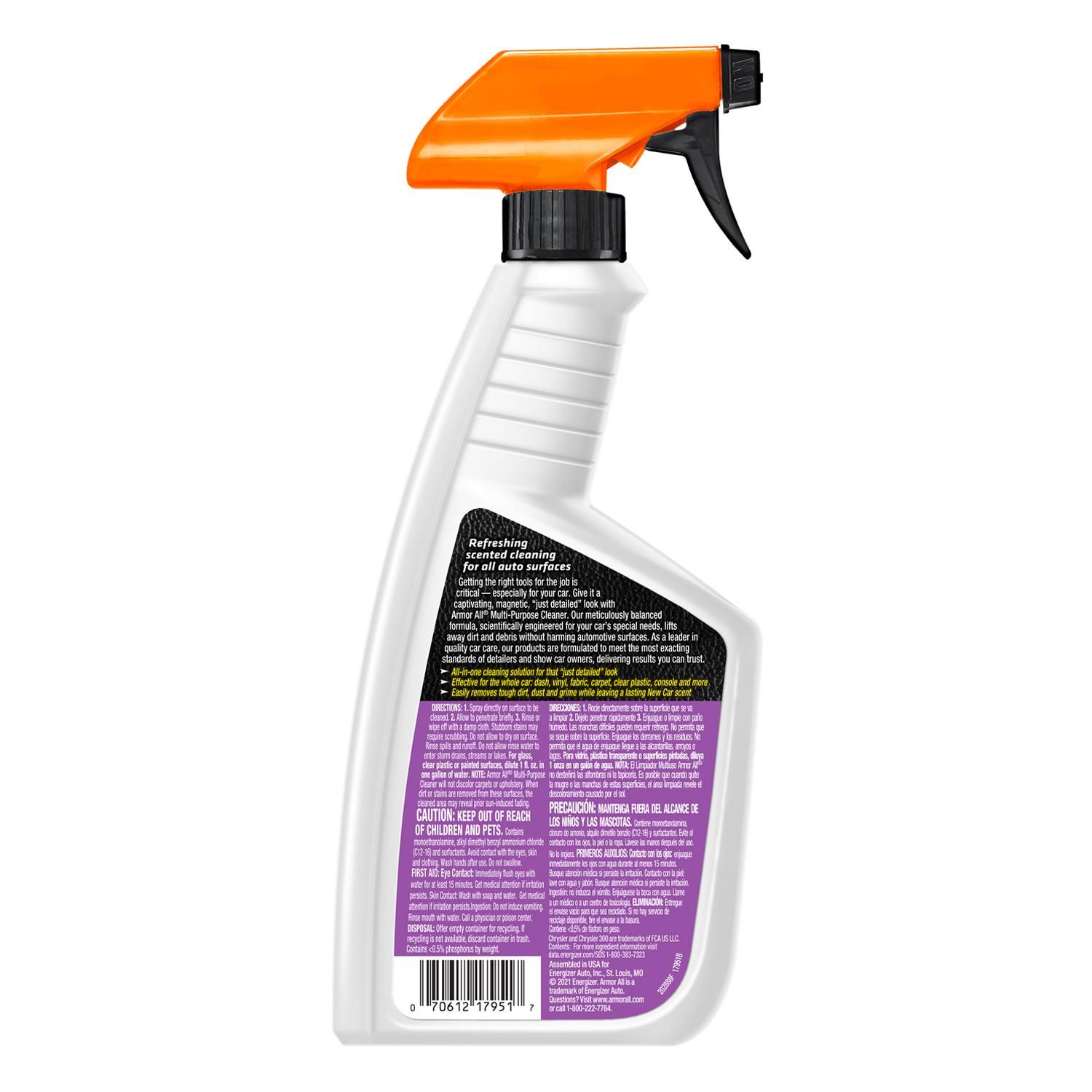 Armor All Air Freshening New Car Scent MultiPurpose Cleaner Spray 16oz