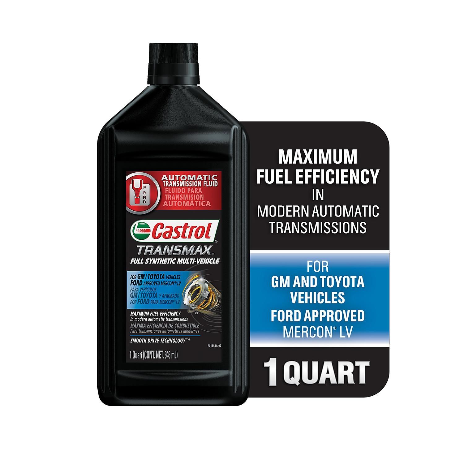 Castrol Transmax Full Synthetic Multi-Vehicle Automatic Transmission Fluid  1 Quart