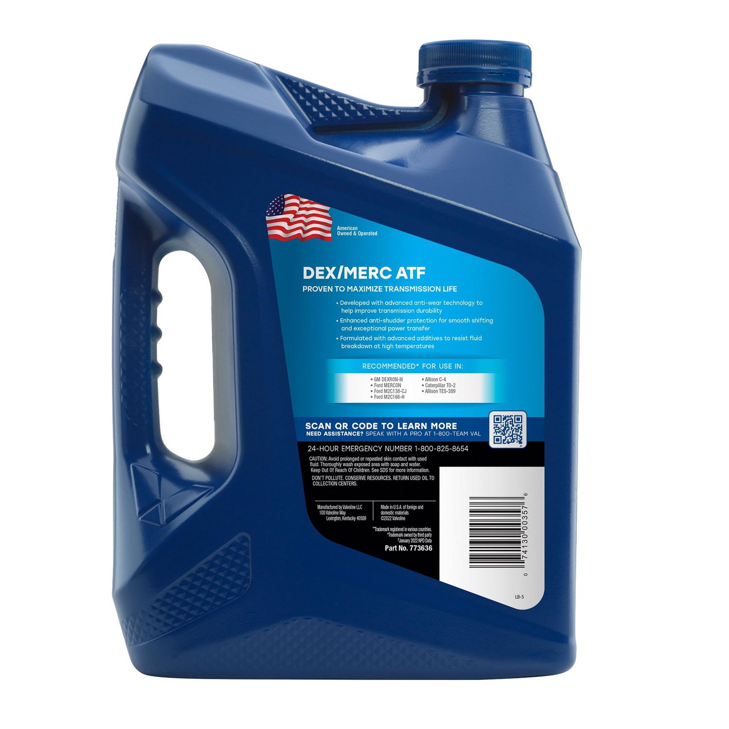 Valvoline Mercon V Automatic Transmission Fluid - 1 qt