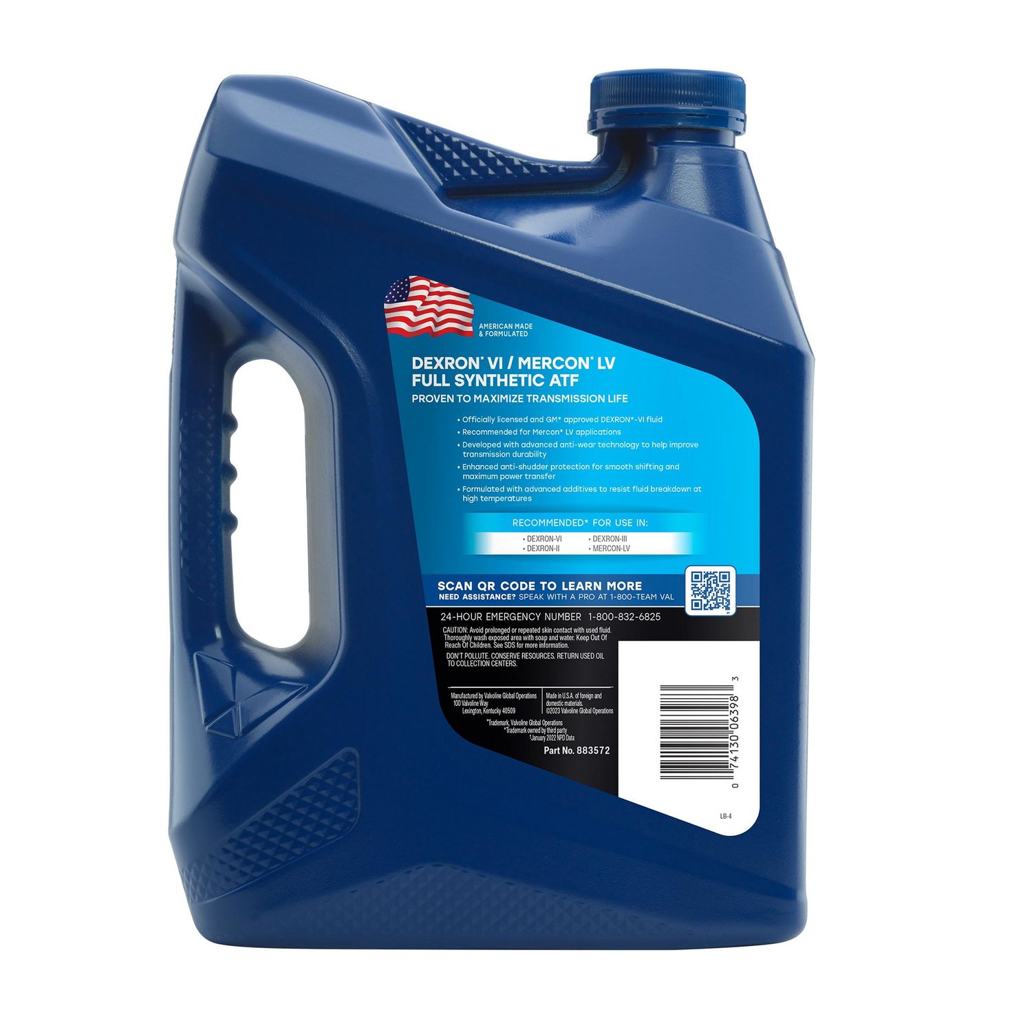  Valvoline DEXRON VI/MERCON LV (ATF) Full Synthetic Automatic  Transmission Fluid 1 QT : Valvoline: Automotive