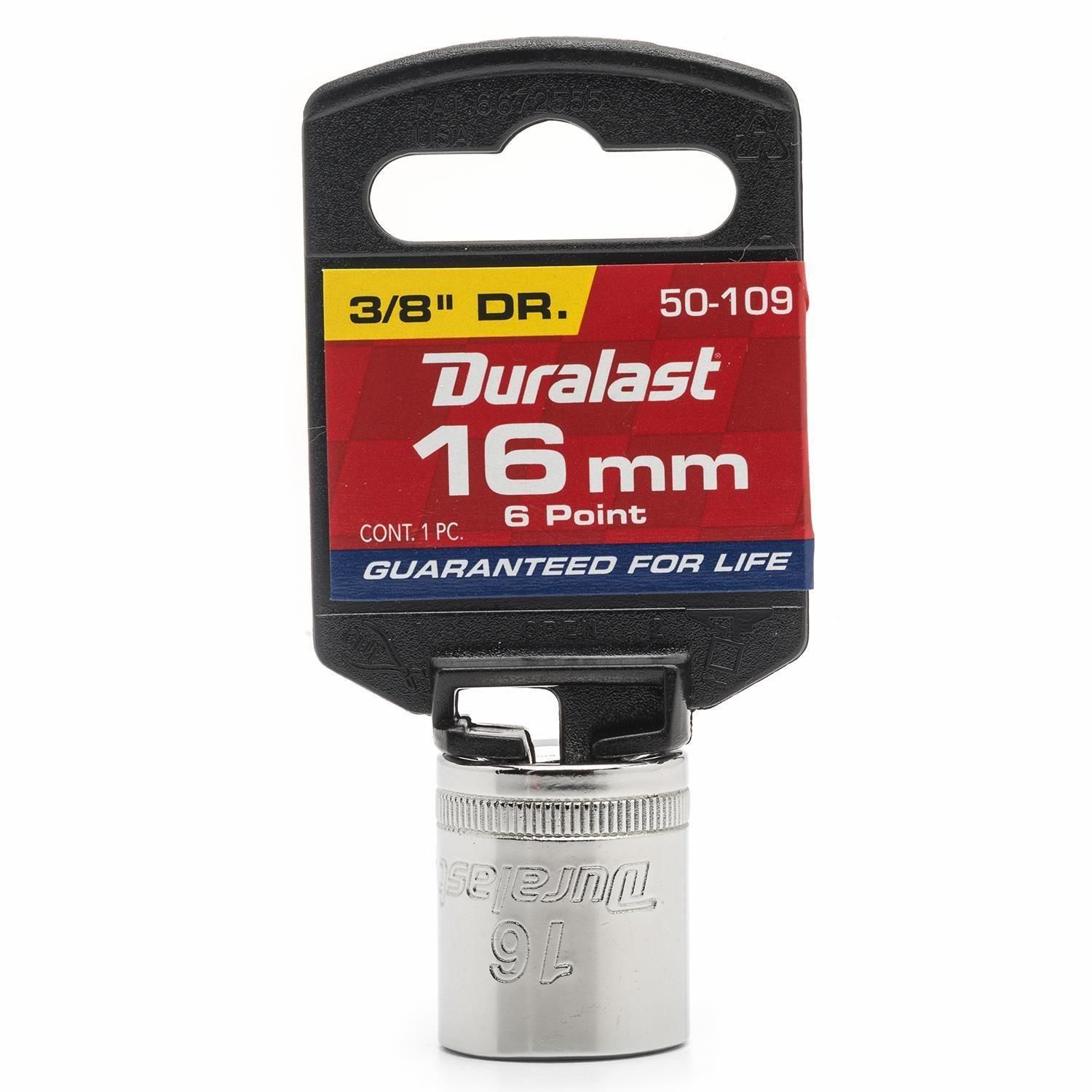 Duralast 3/8in Drive 16mm Socket