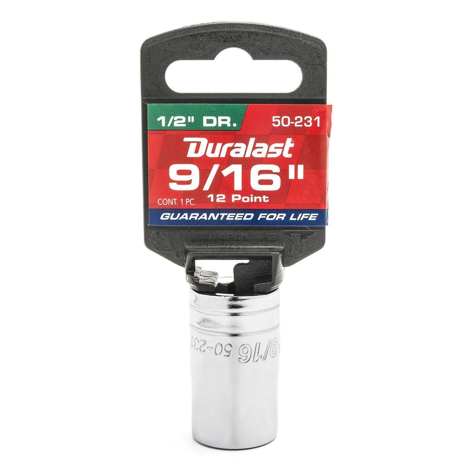 Duralast 1/2in Drive 9/16in Socket