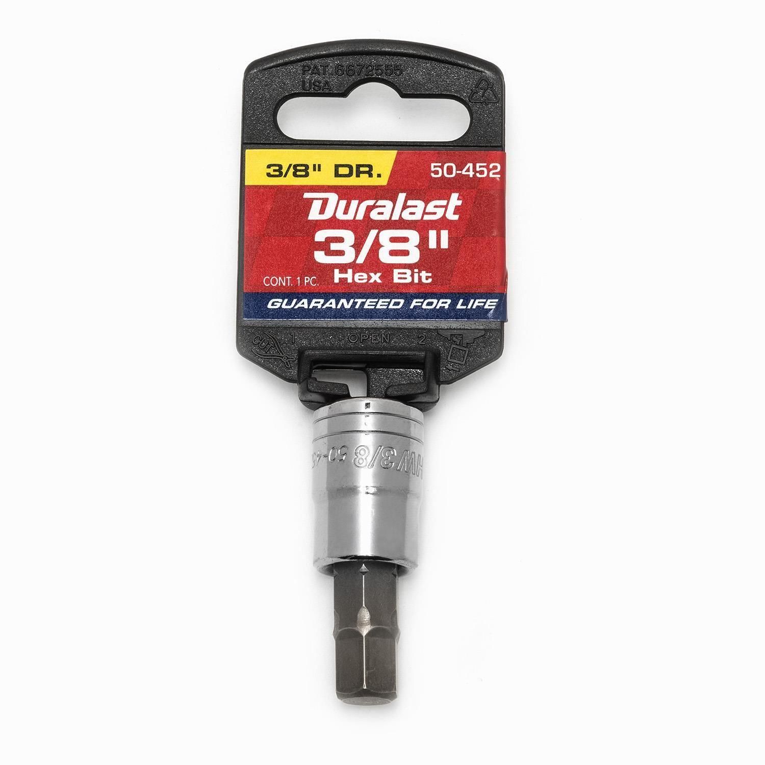 Duralast 3/8in Drive Hex Bit 3/8in Socket