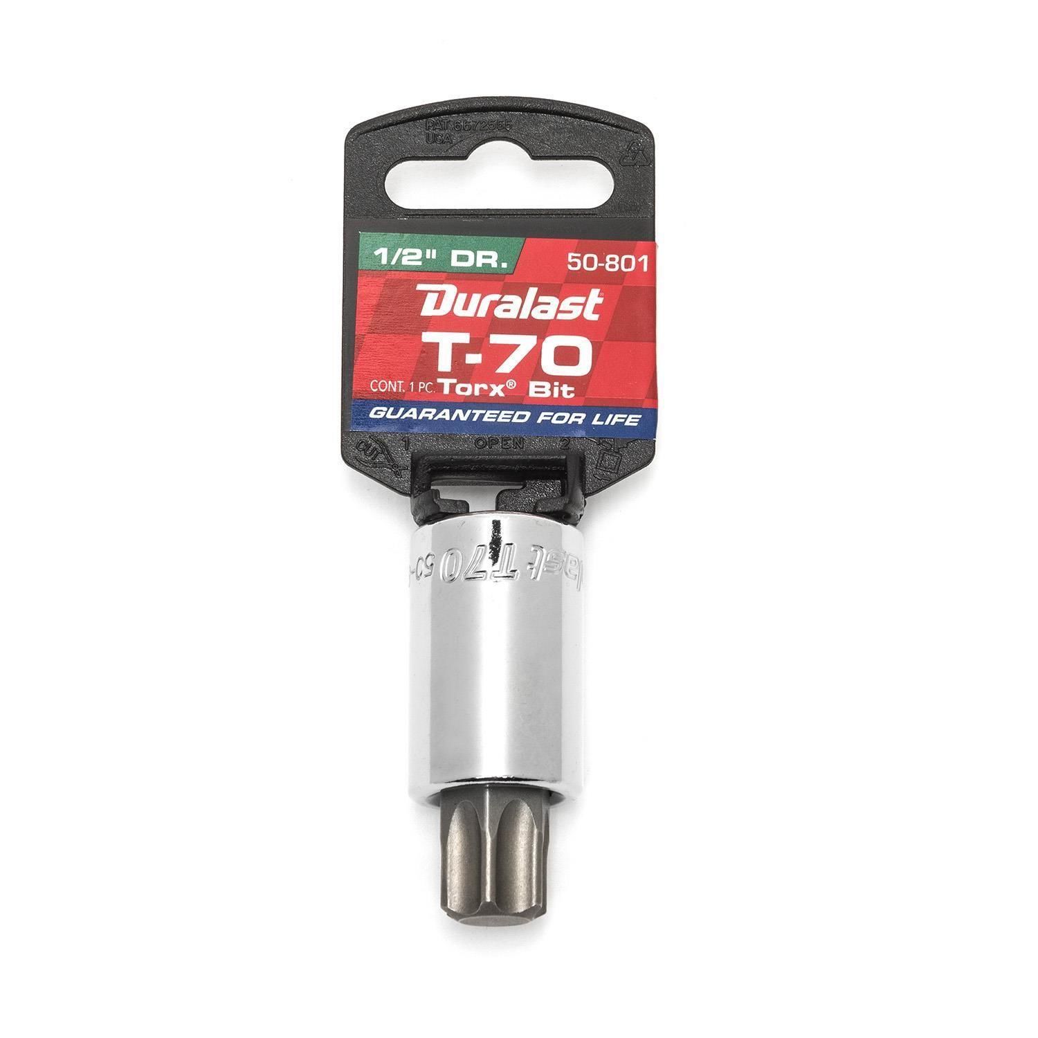 Duralast 1/2in Drive T-70 Torx Bit