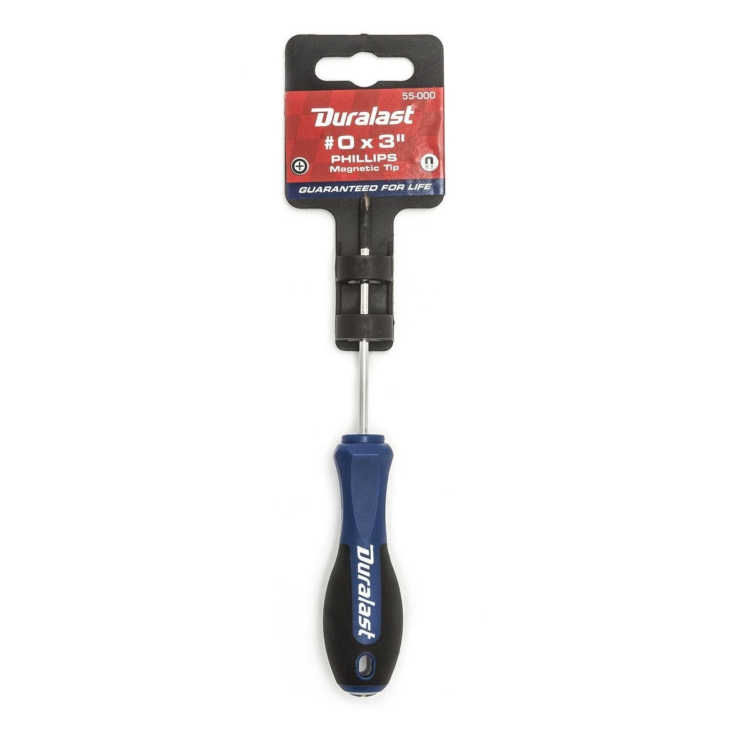 Duralast Phillips Head Screwdriver 0 x 3in