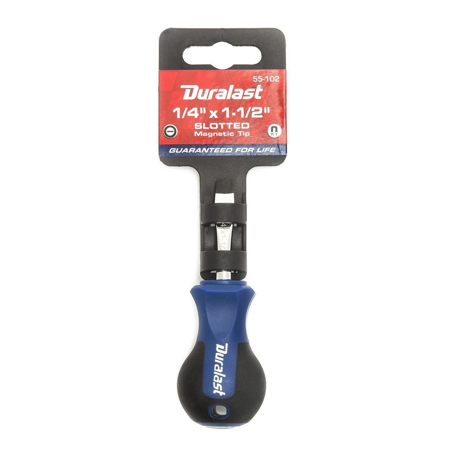 Duralast Flat Head Screwdriver 1/4in x 1 1/2in