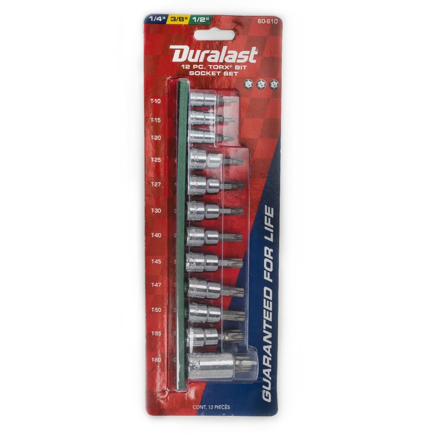 Duralast Torx Bit Socket Set 12 Piece