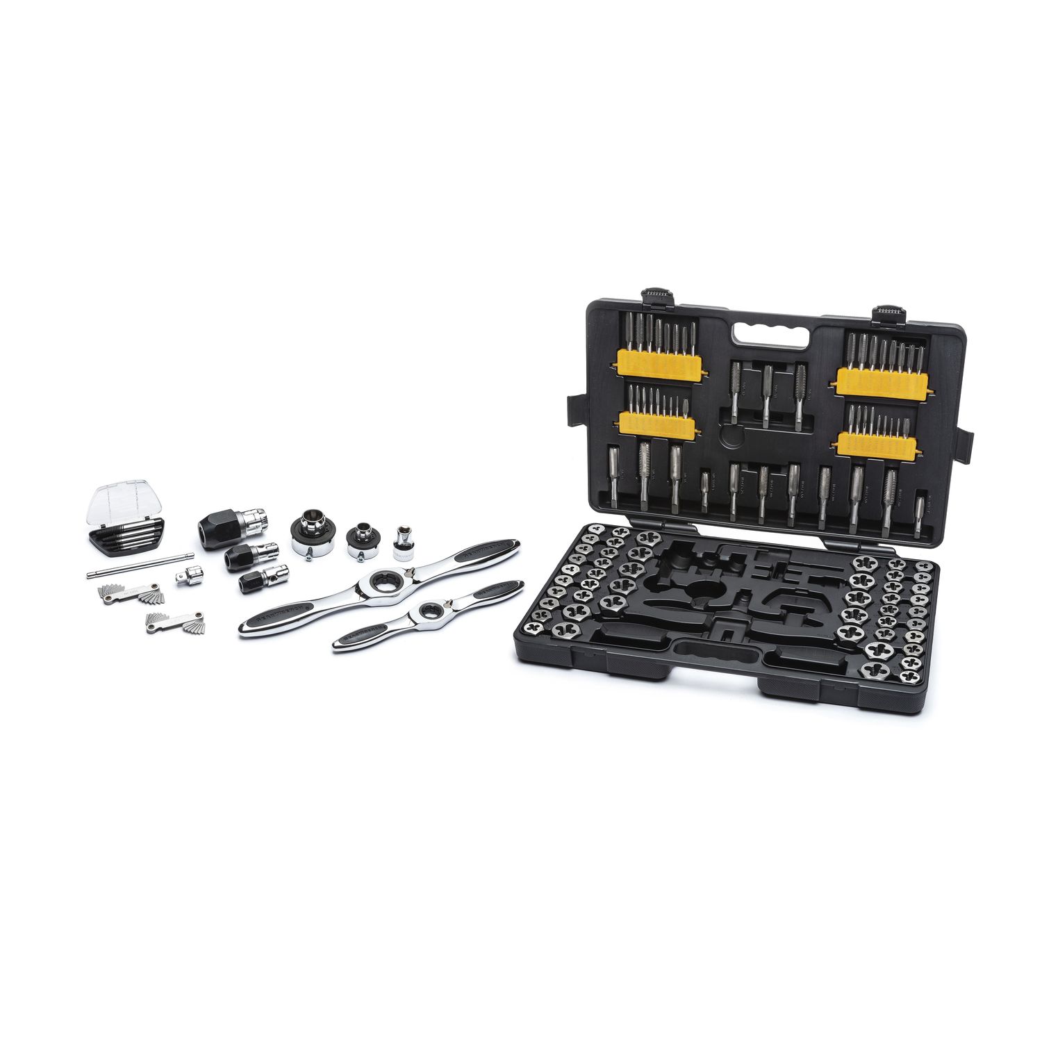 GearWrench SAE and Metric Ratcheting Tap and Die Set 114 Piece