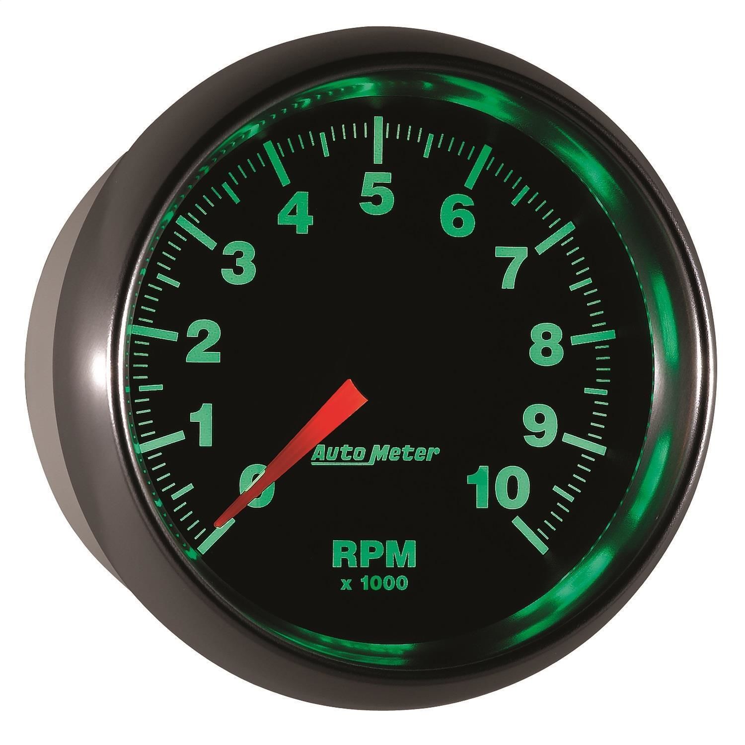 AutoMeter 3 3/8in 0-10,000 RPM Black In-Dash GS Tachometer