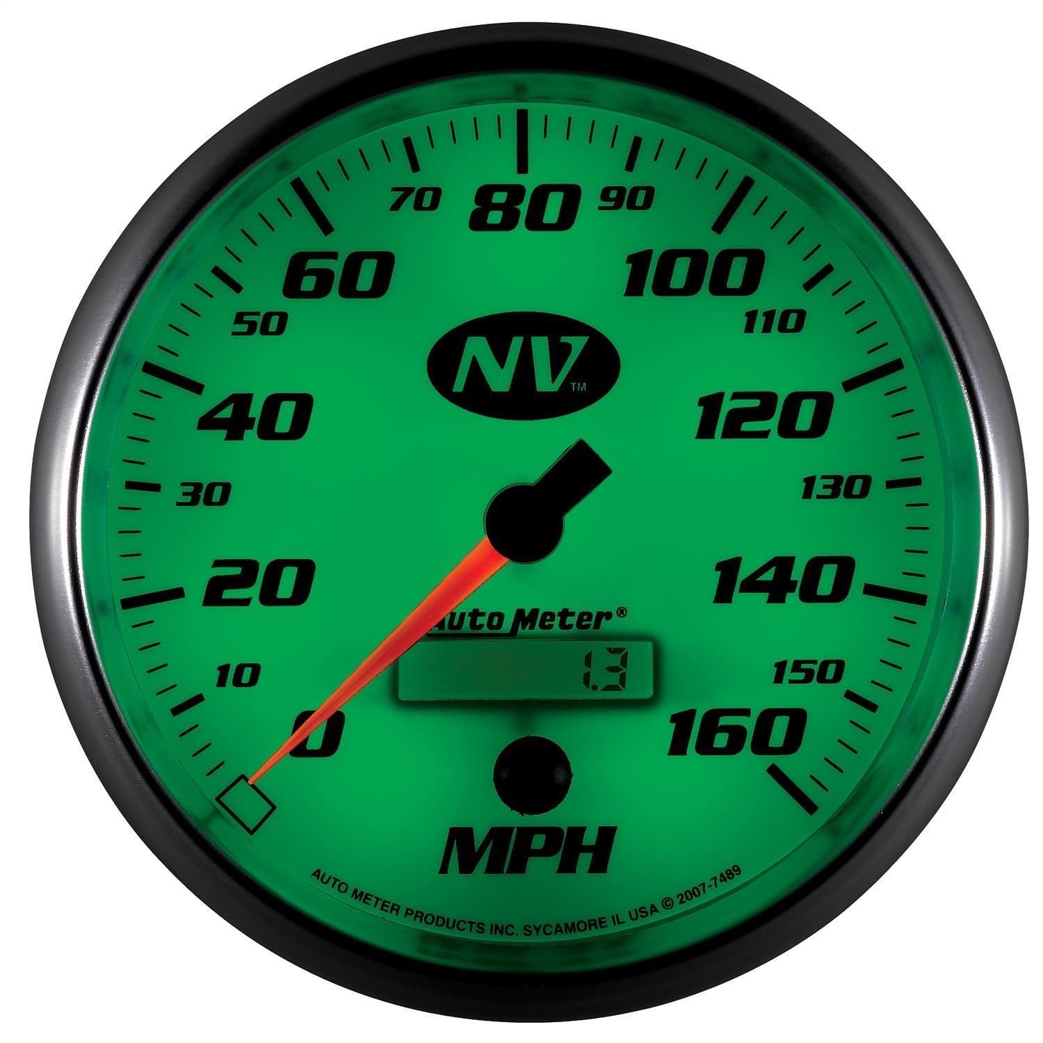AutoMeter 5in 0-160 MPH Electric Programmable Speedometer Gauge