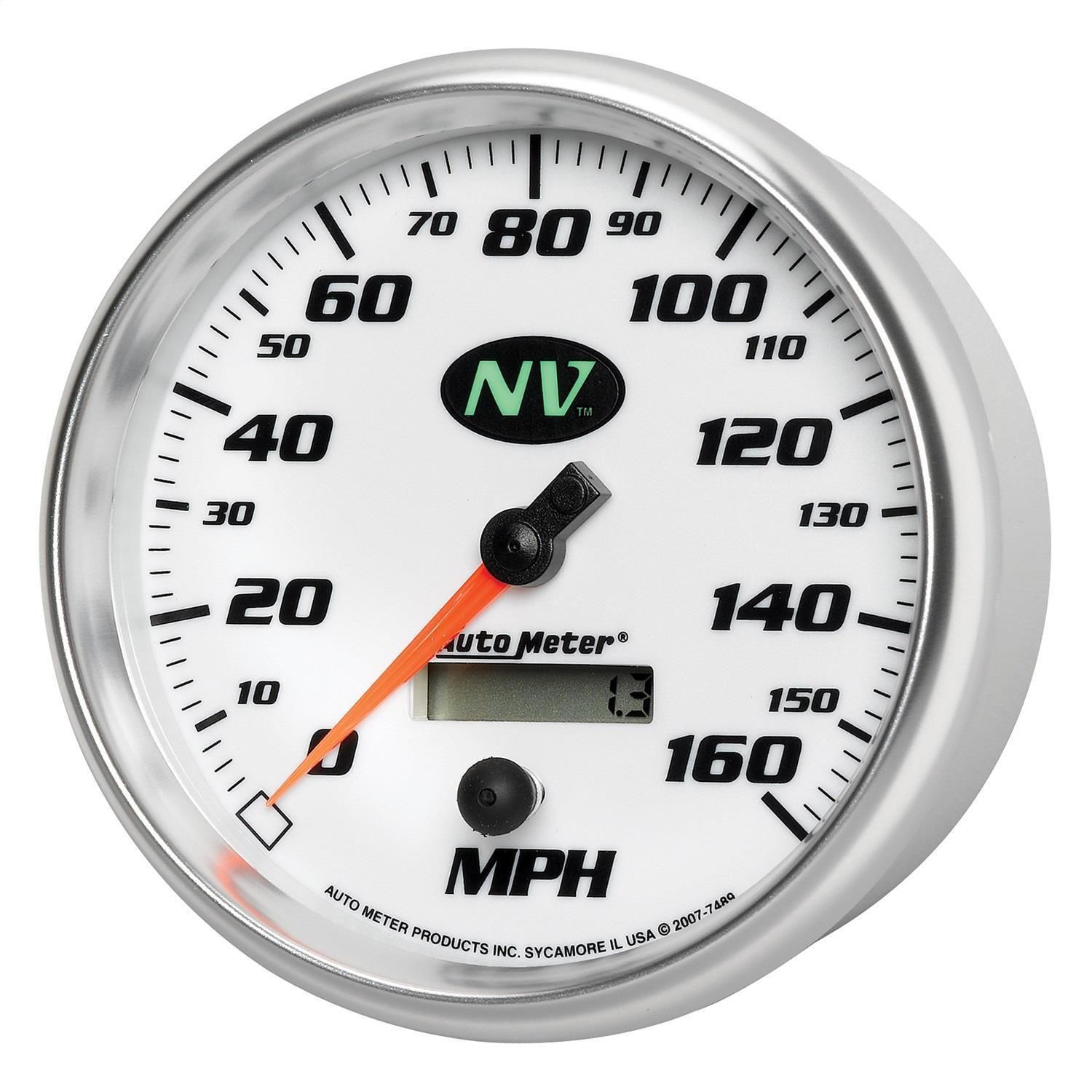 AutoMeter 5in 0-160 MPH Electric Programmable Speedometer Gauge
