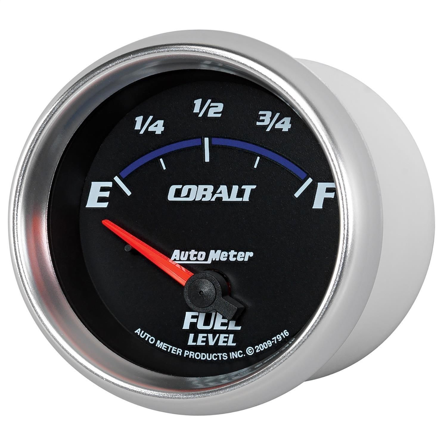 AutoMeter 2 5/8in 24033 Ohms Cobalt AirCore Fuel Level Gauge