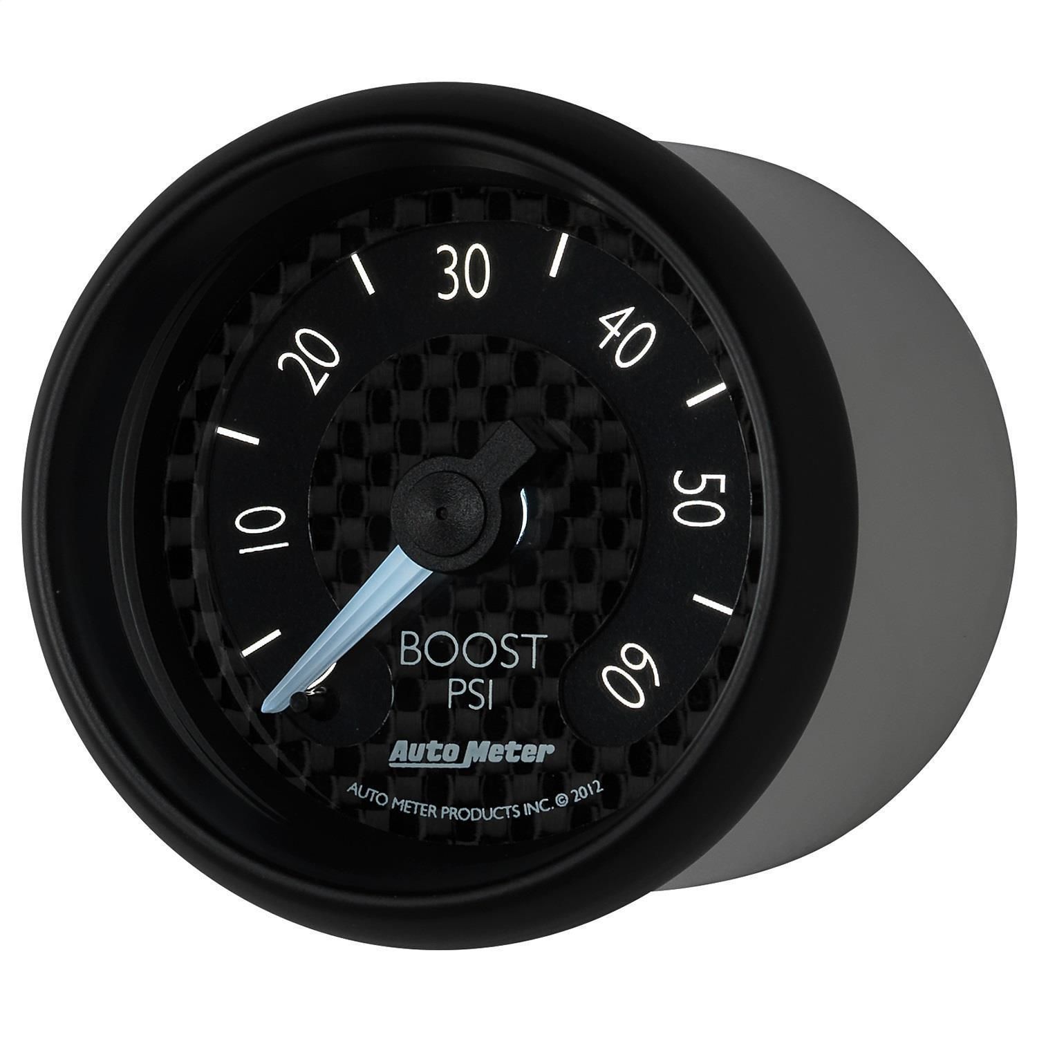 AutoMeter 2 1/16in 0-60 PSI GT Mechanical Boost Gauge