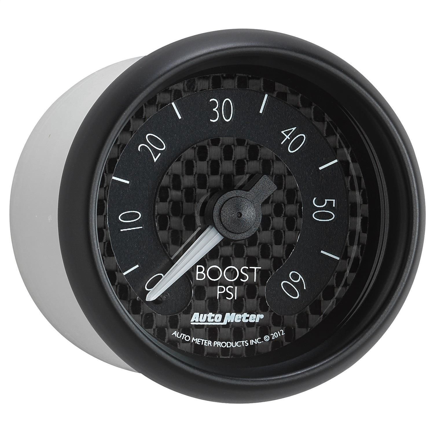 AutoMeter 2 1/16in 0-60 PSI GT Mechanical Boost Gauge