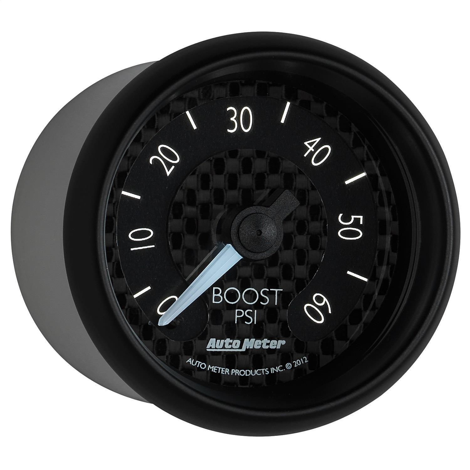 AutoMeter 2 1/16in 0-60 PSI GT Mechanical Boost Gauge