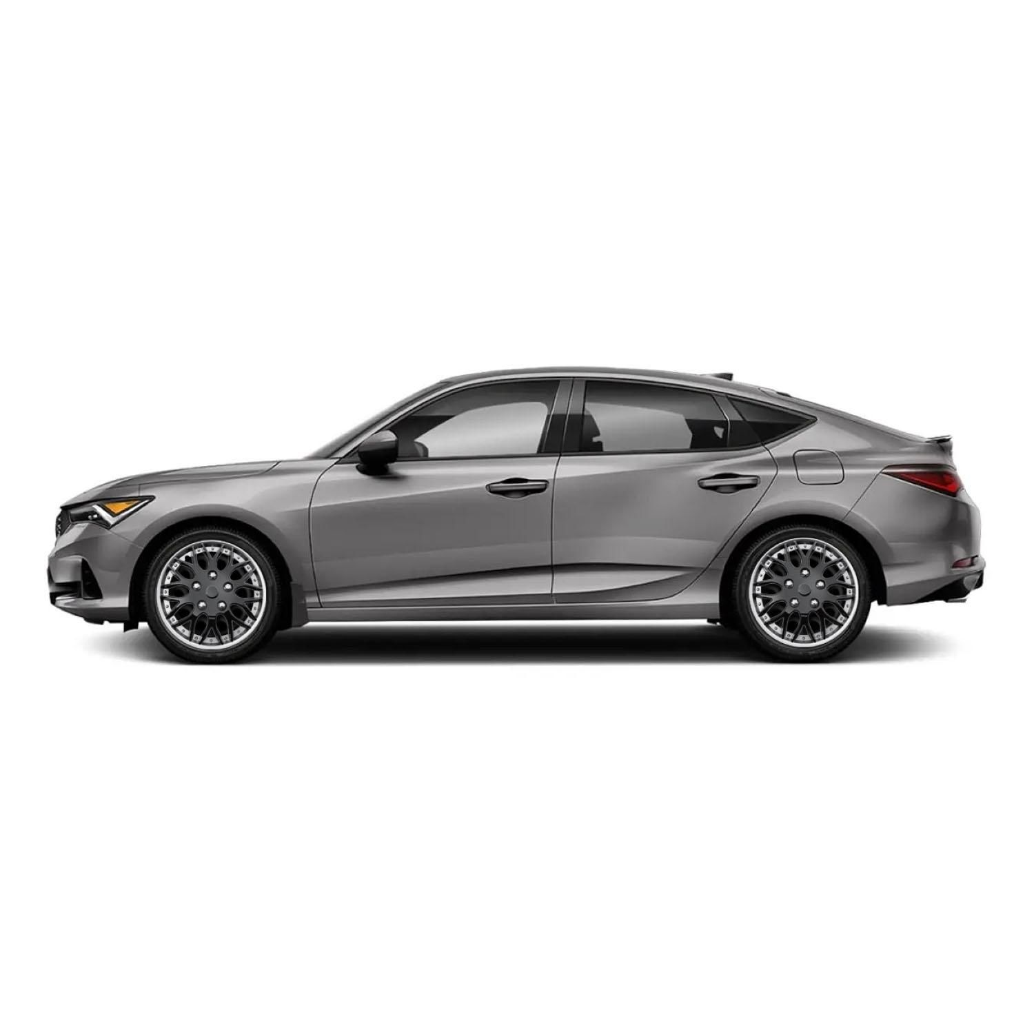 KT Chrome Ice Black 15in Universal Wheel Cover / Hub Cap