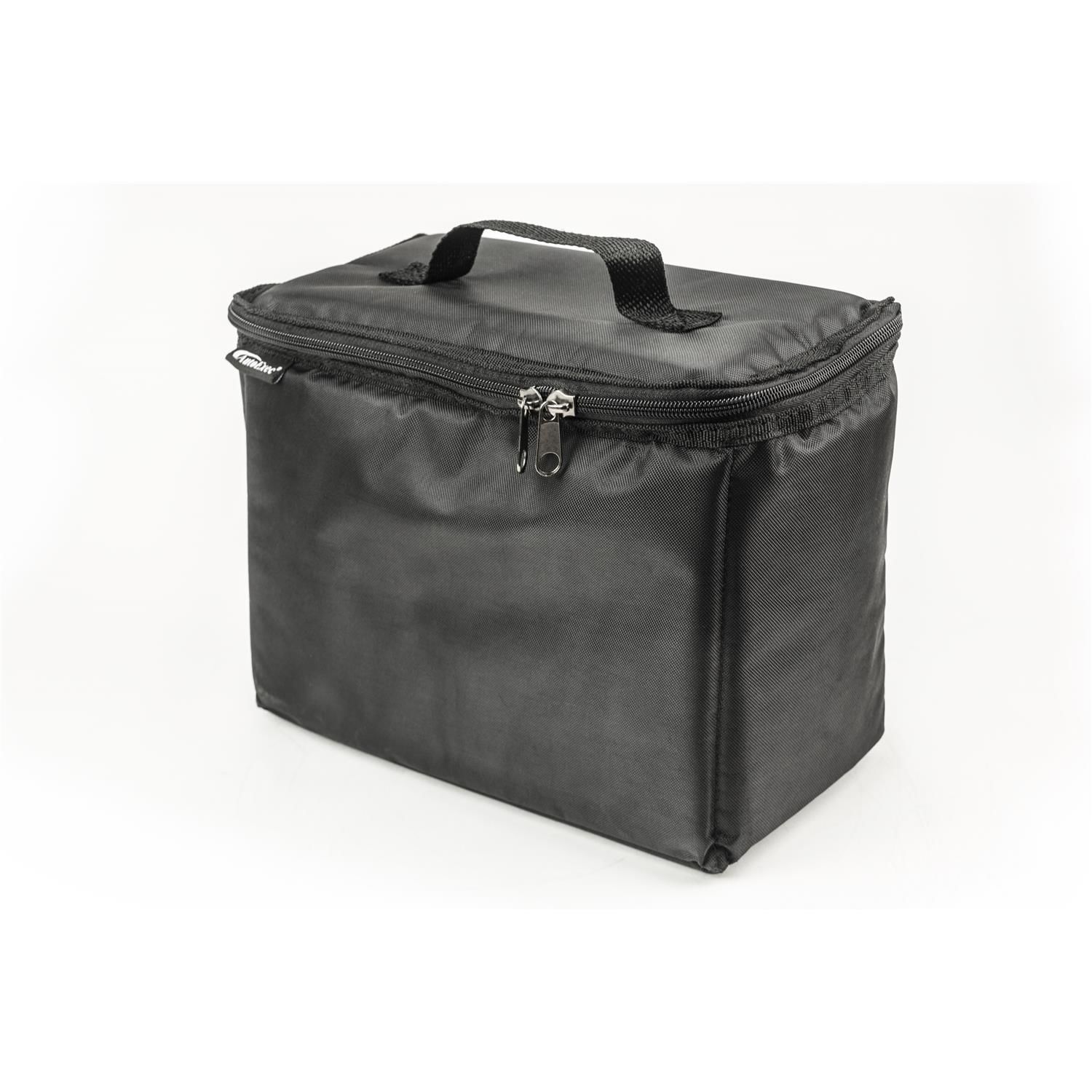 AutoExec Black and Grey File Tote with Cooler and Hanging File Holder