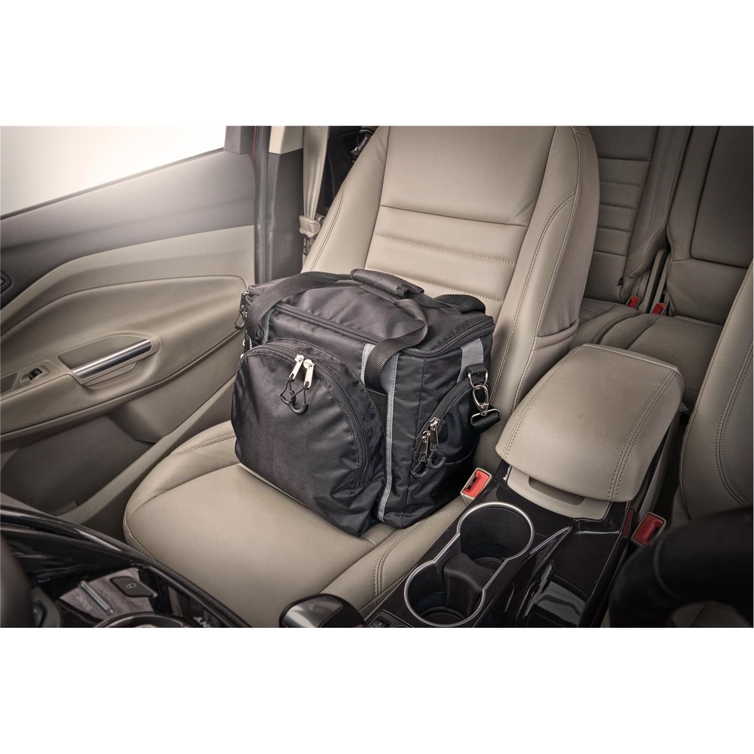 AutoExec Black and Grey Business Case with Tablet Case and Hanging File Holder