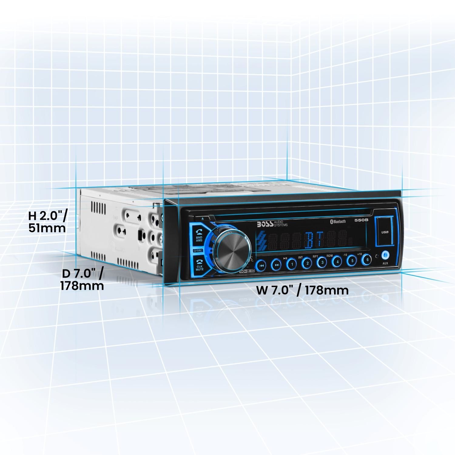 Boss Stereo 550B