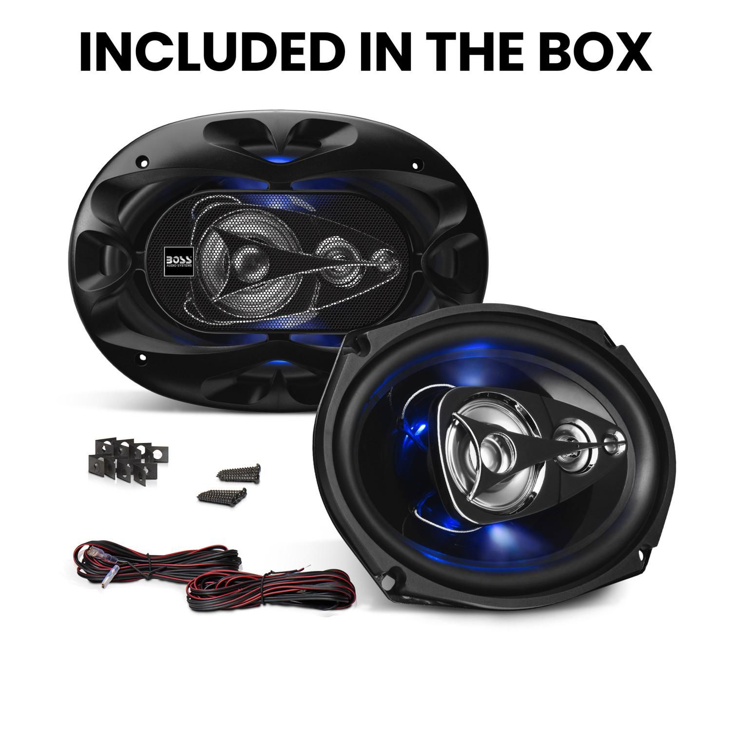 Boss Audio 6in x 9in 4 Way Speaker with LED