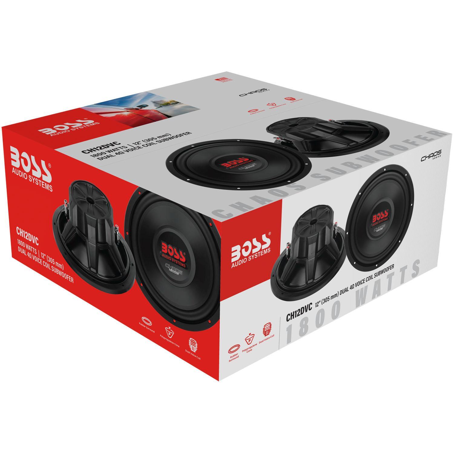 Boss Audio 12in 1,800 Watts Dual Voice Coil Subwoofer