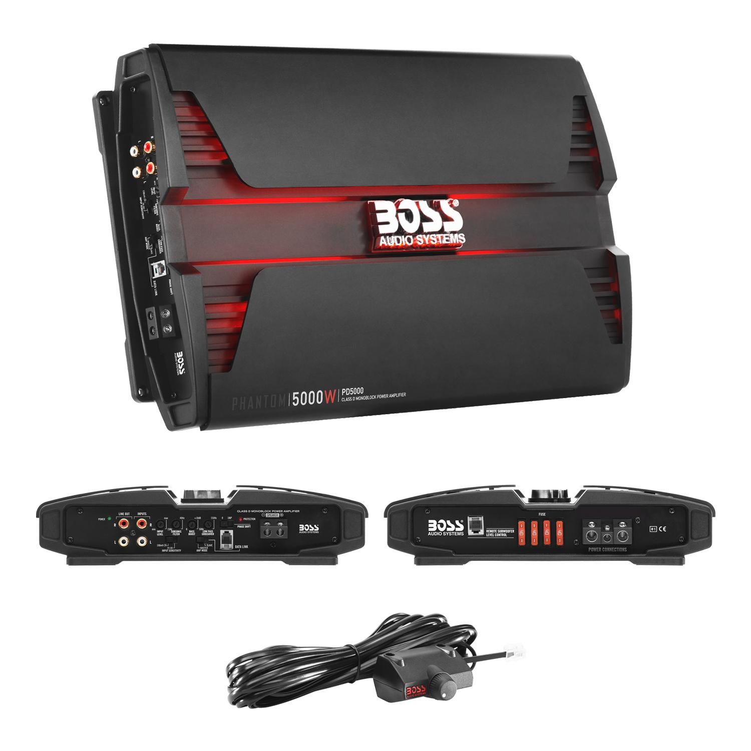 Boss Audio Systems 5000 Watt Class D Mono Block Amplifier