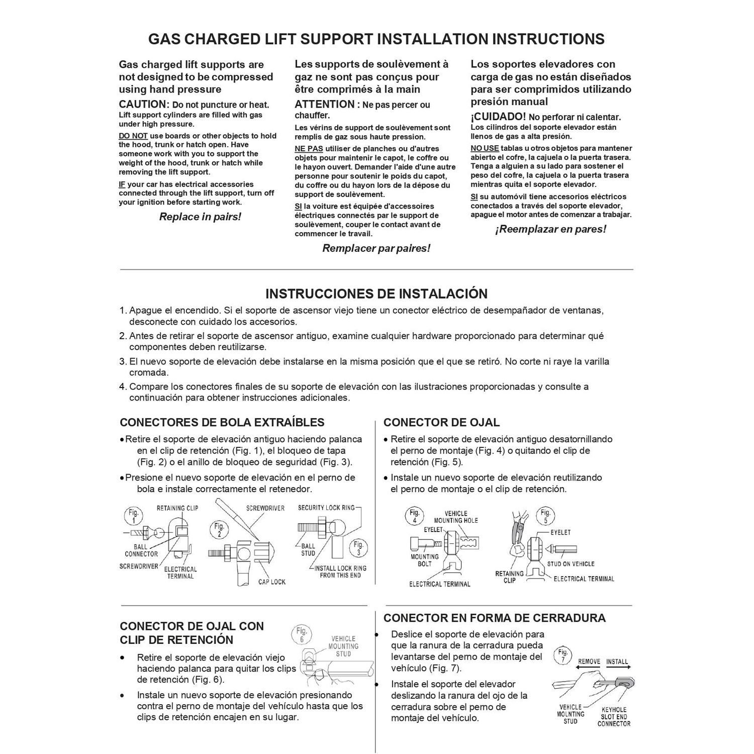 Mighty Lift Lift Support E95347