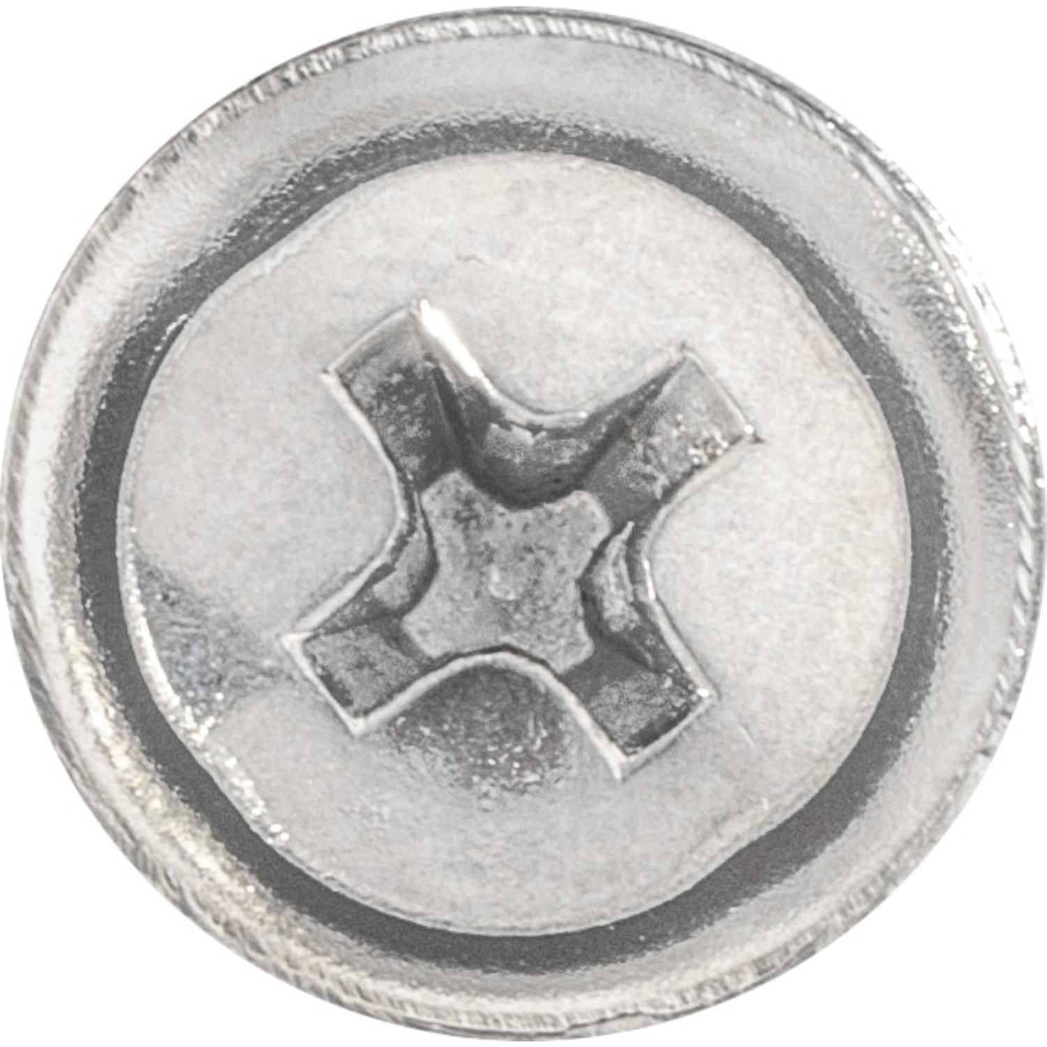 Auveco 10 x 5/8in Chrome Phillips Oval Head Sems Flush Washer Tapping ...