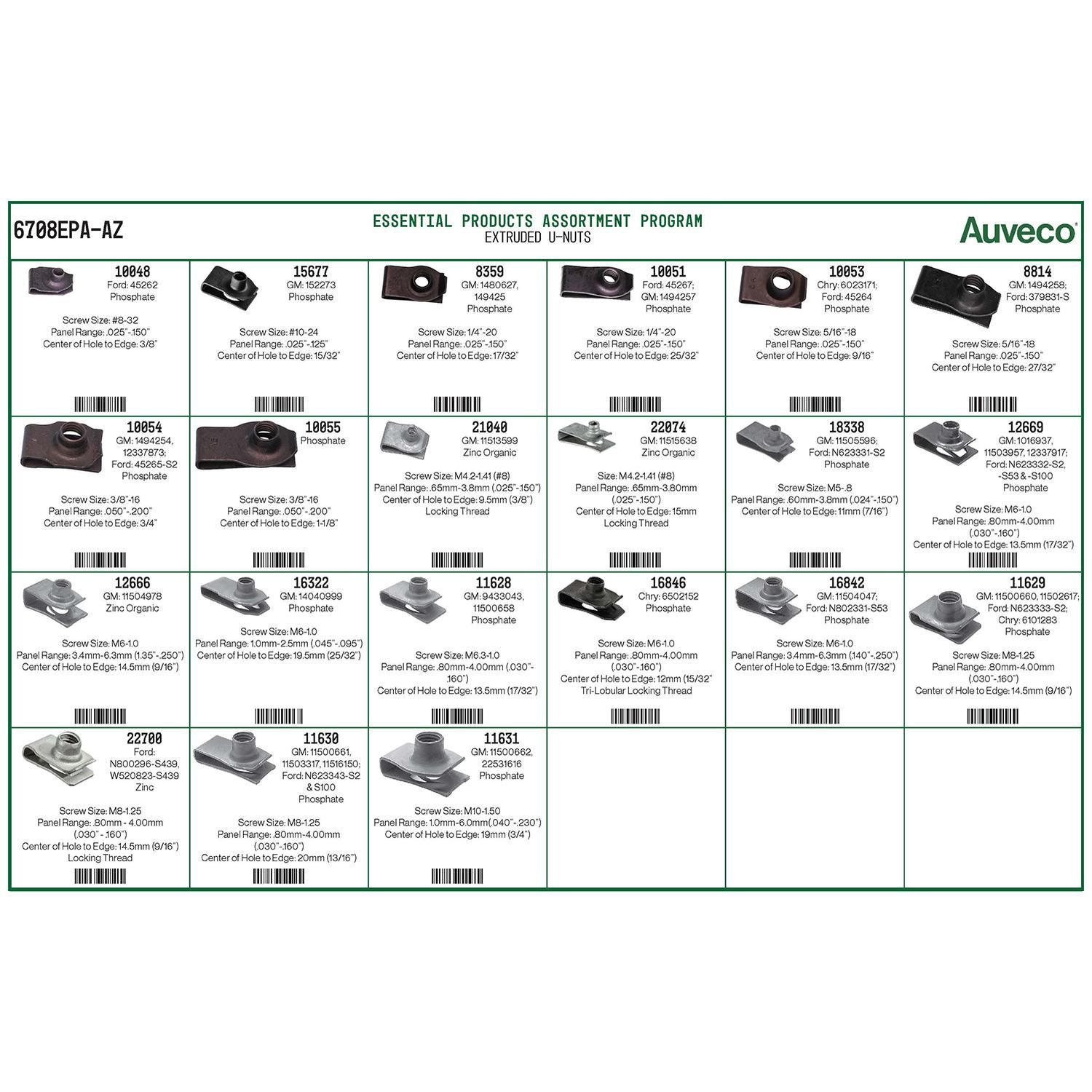 Auveco Large Shop Essential Product Assortment,16 Drawers