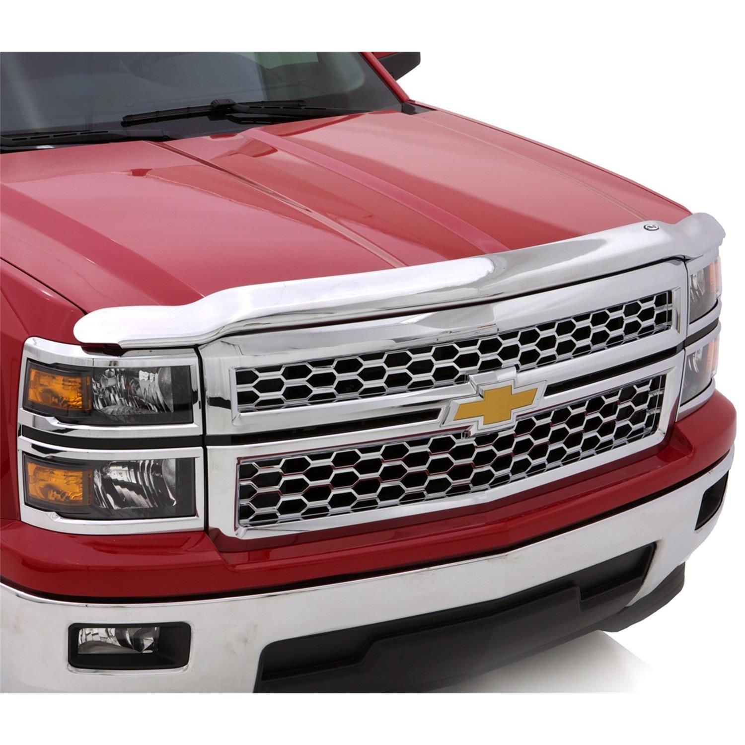 Auto Ventshade (AVS) Hood Shield Chrome Bug Deflector 680739