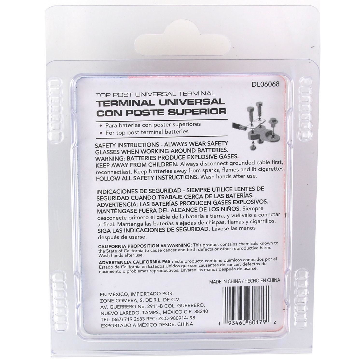 Duralast Top Post Battery Terminal DL06068