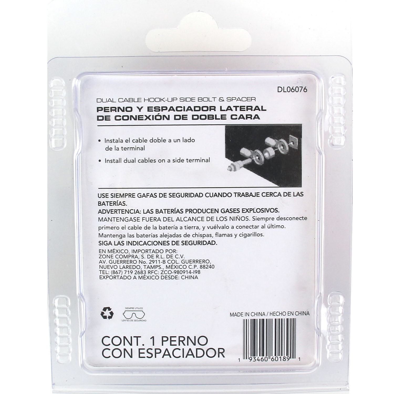 Duralast Dual Battery Terminal Side Bolt