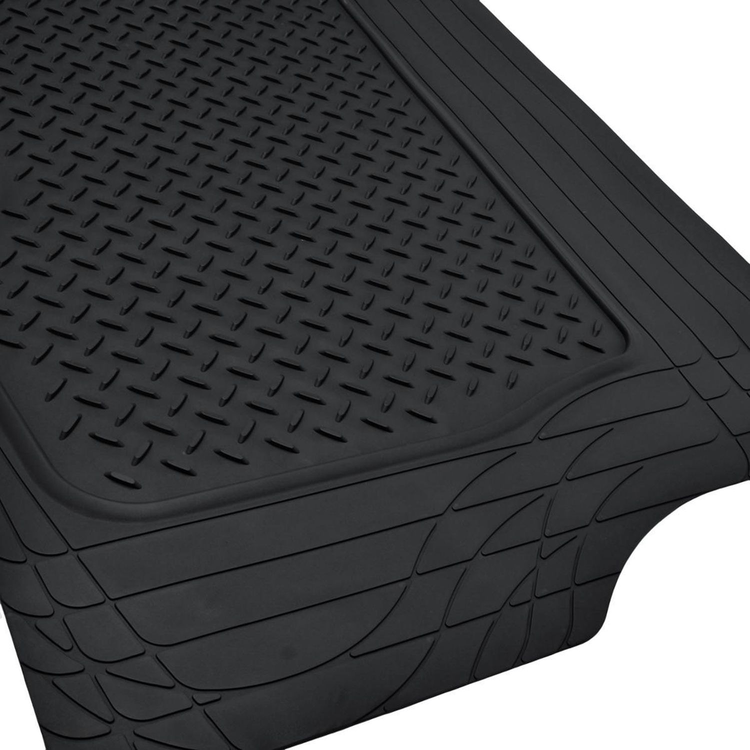 DGQS Black PVC Mat Premium Cargo Liner 1 Piece