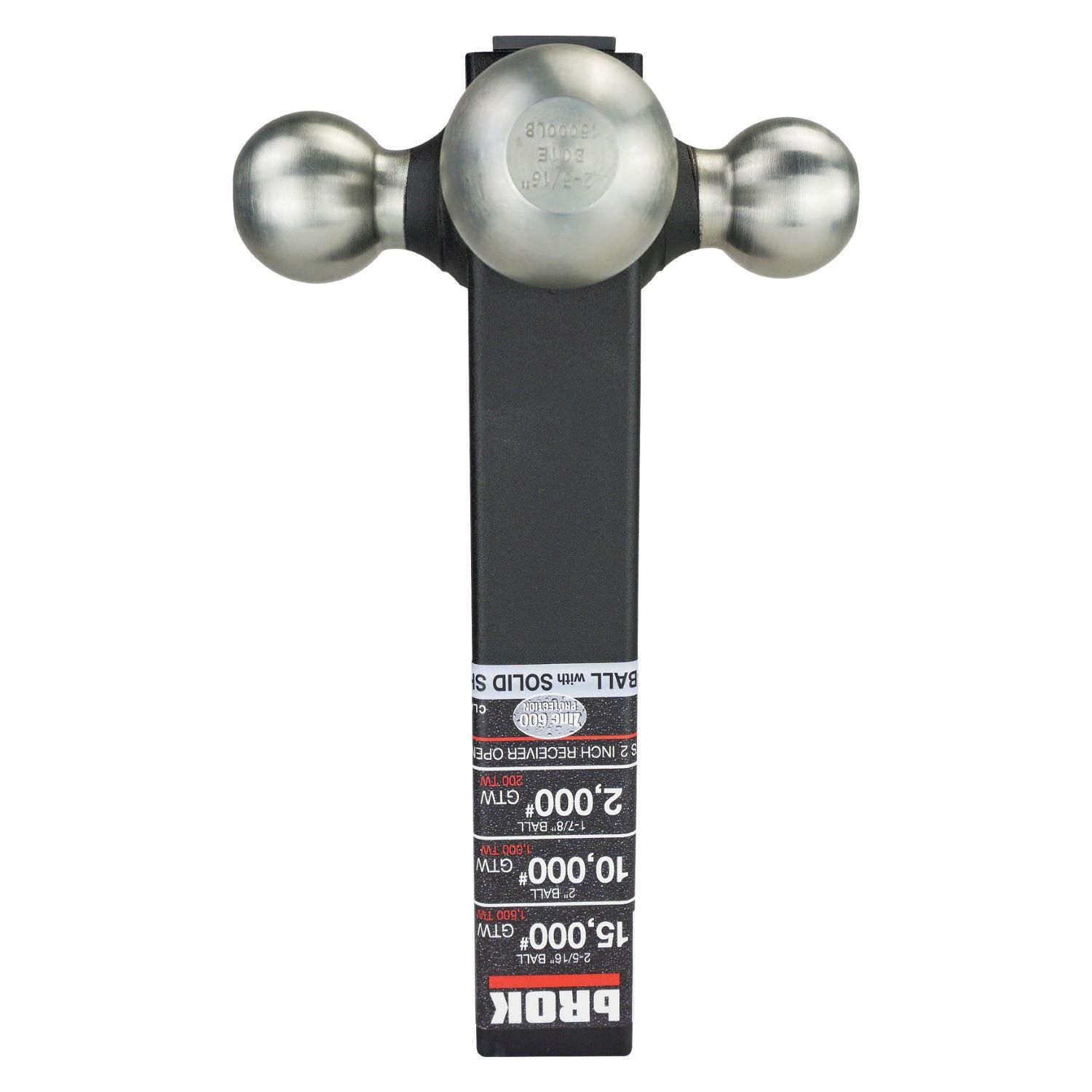 back open chorker all in oneオールインワン bROK 2in Shank - Solid Shank Zn Balls 16K 10K 5K Ball Mount