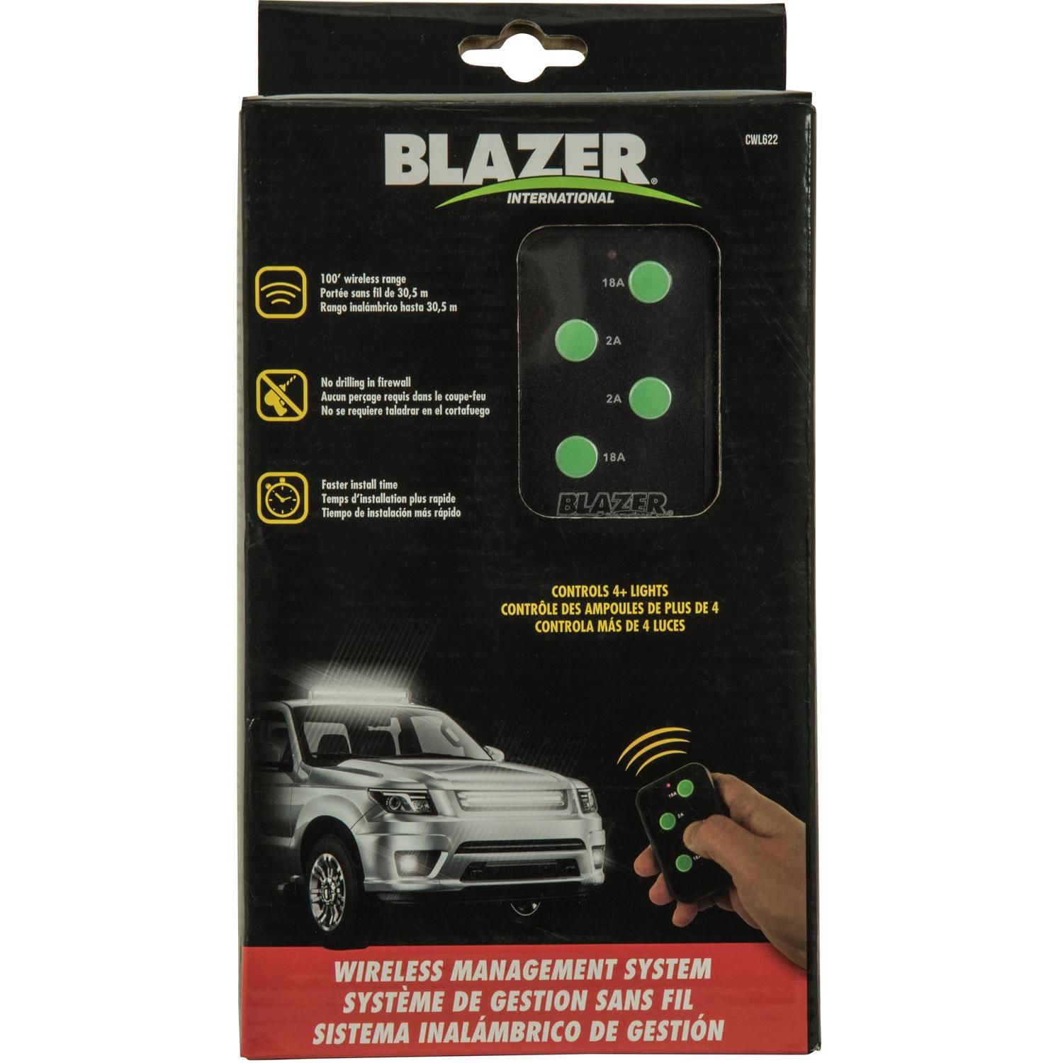 Blazer Remote Control Wireless Lighting System — Model# CWL622
