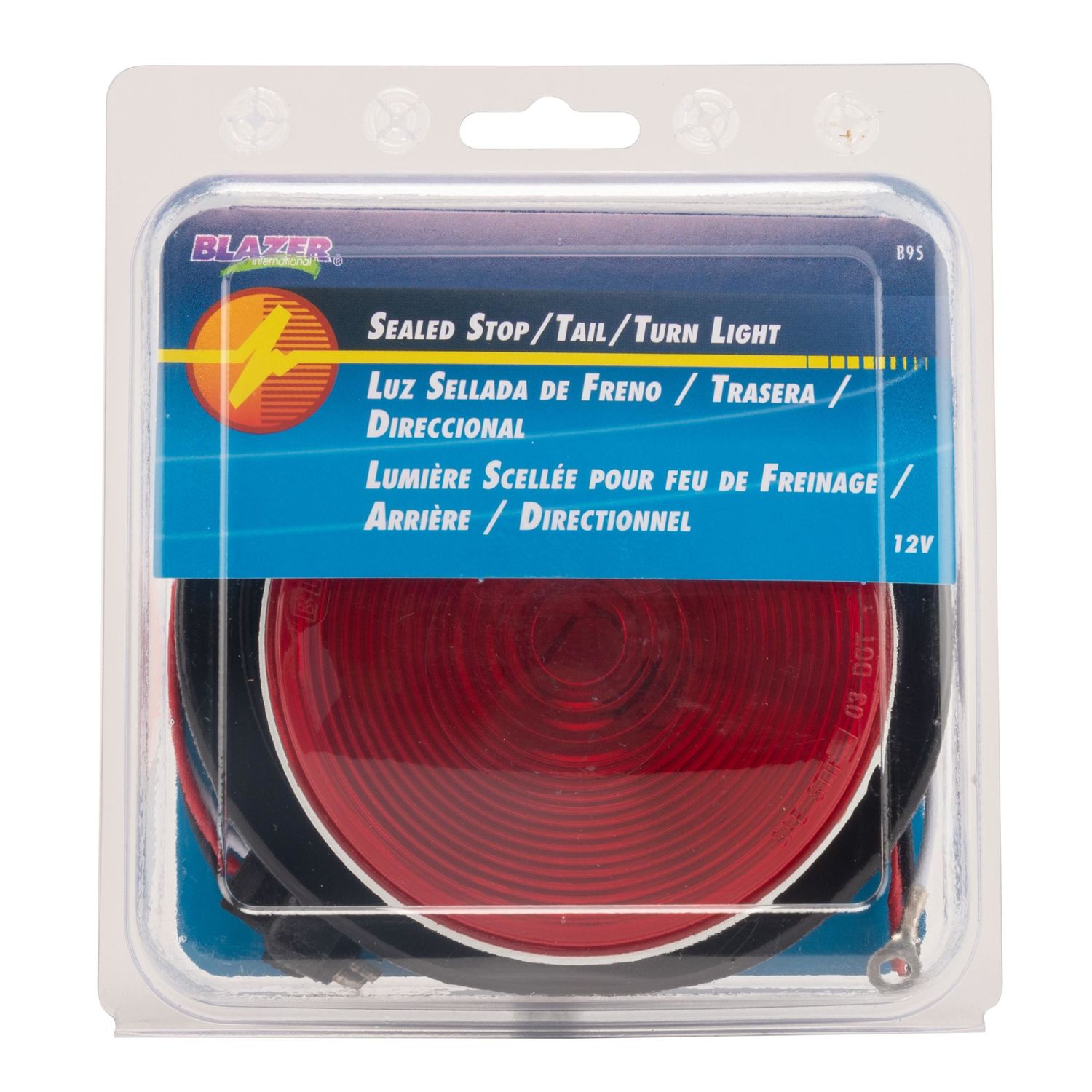 Blazer International B95 4in Round Stop Tail Turn Light Kit