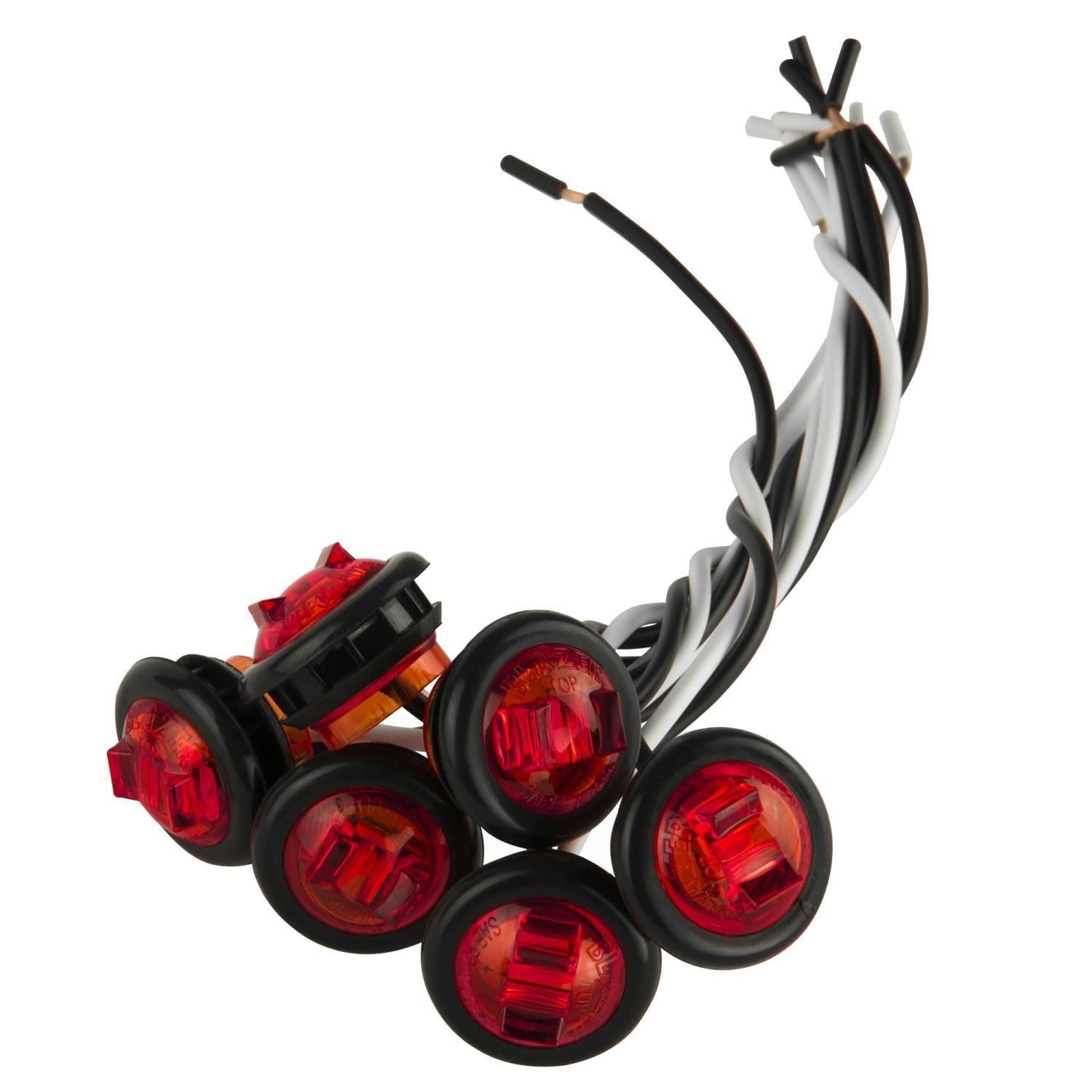 Hopkins Towing Solution Red LED Clearance Light 6 Pack