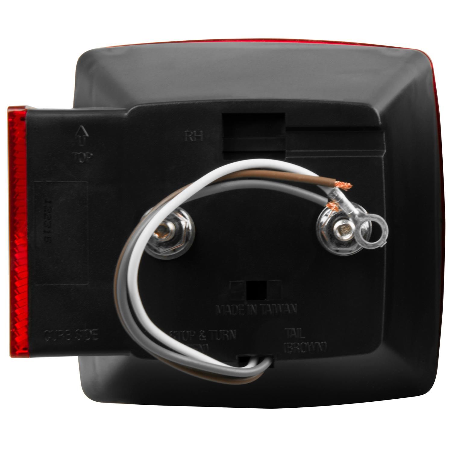 Hopkins Towing Solution Clear Lens Red Led Submersible Trailer Light