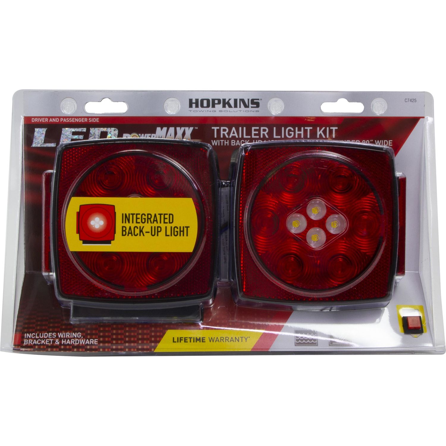 Hopkins Towing Solution LED Trailer Kit with Backup Light