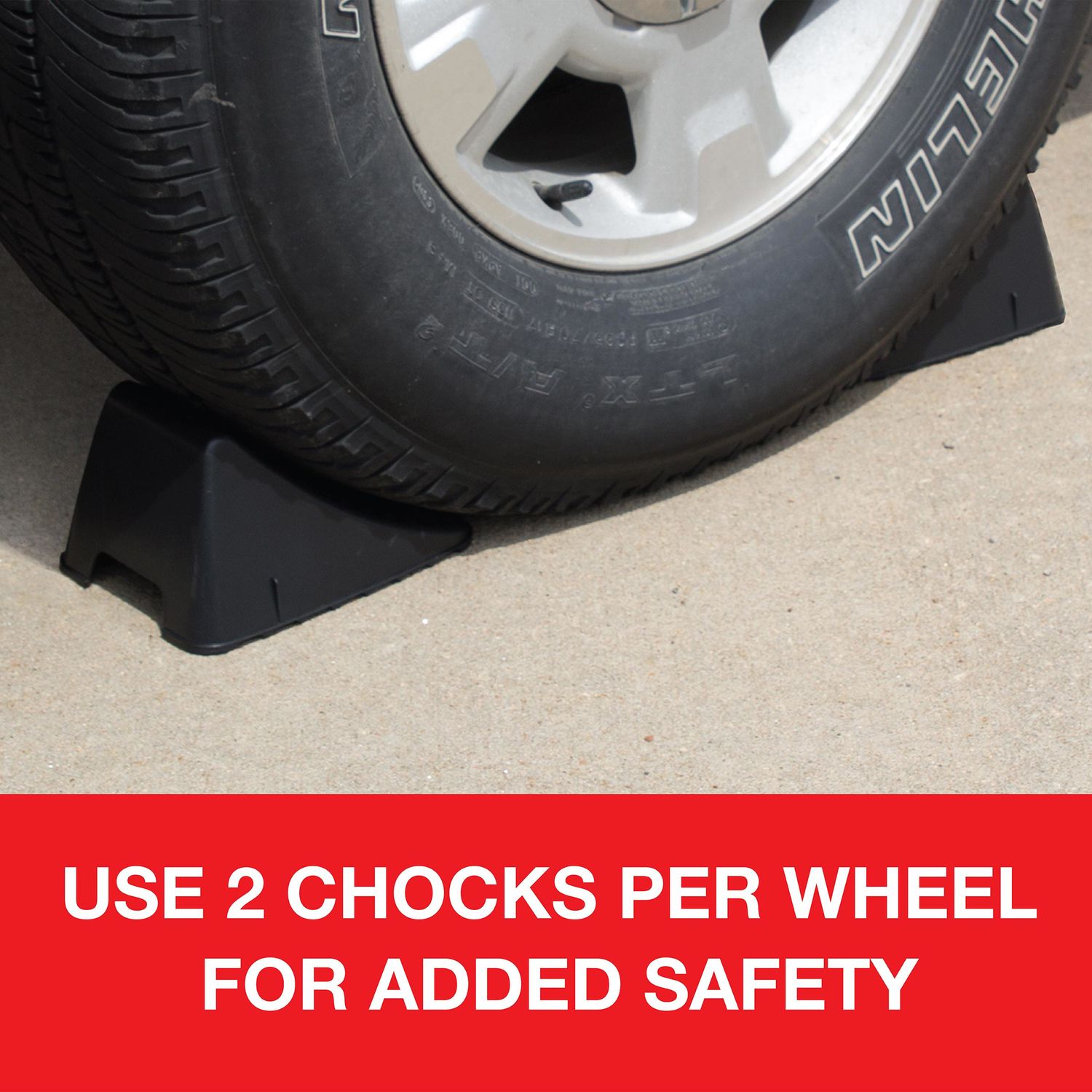 FloTool Rhino Plastic Wheel Chocks 2 Pack