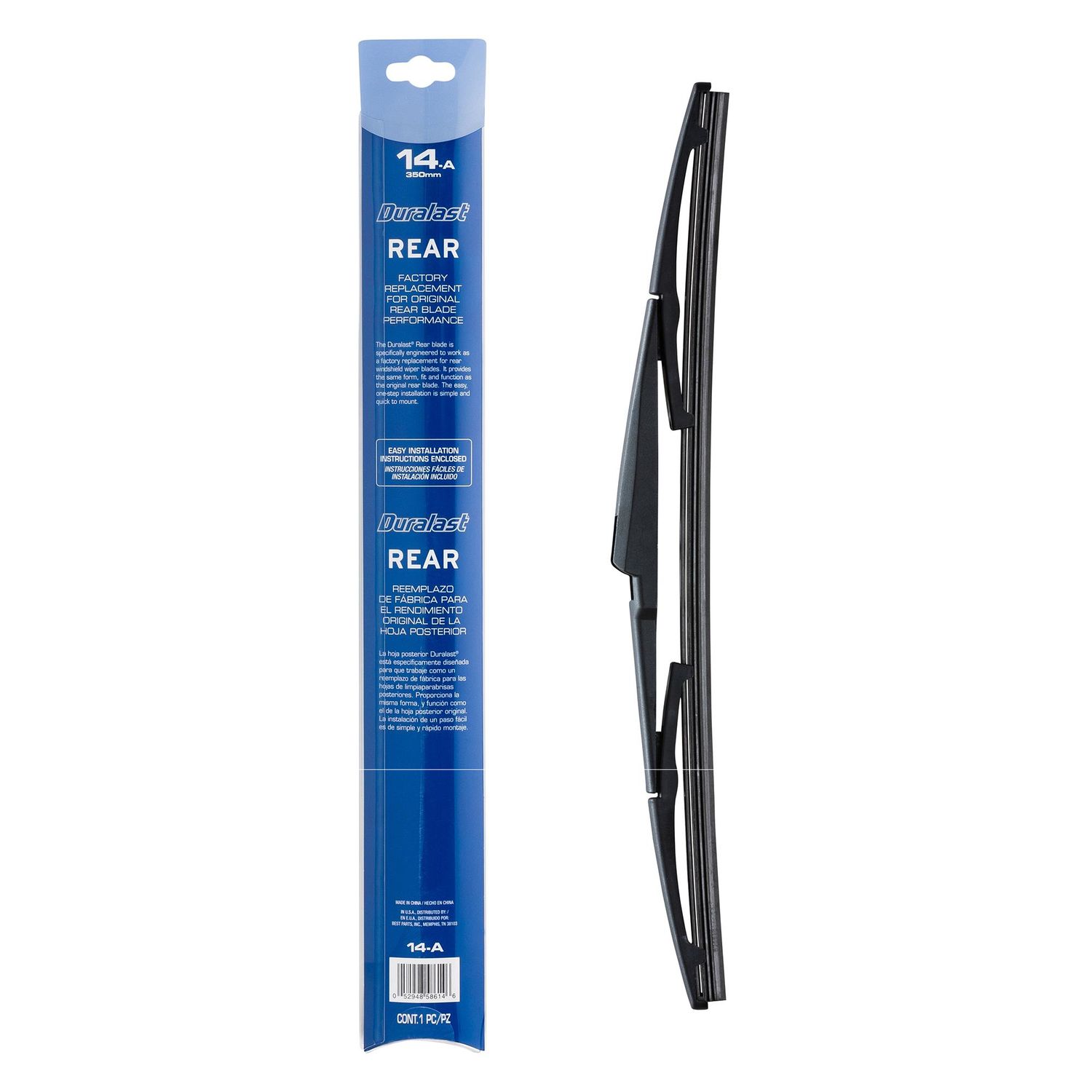 Duralast 14in Bracket Design Wiper Blade