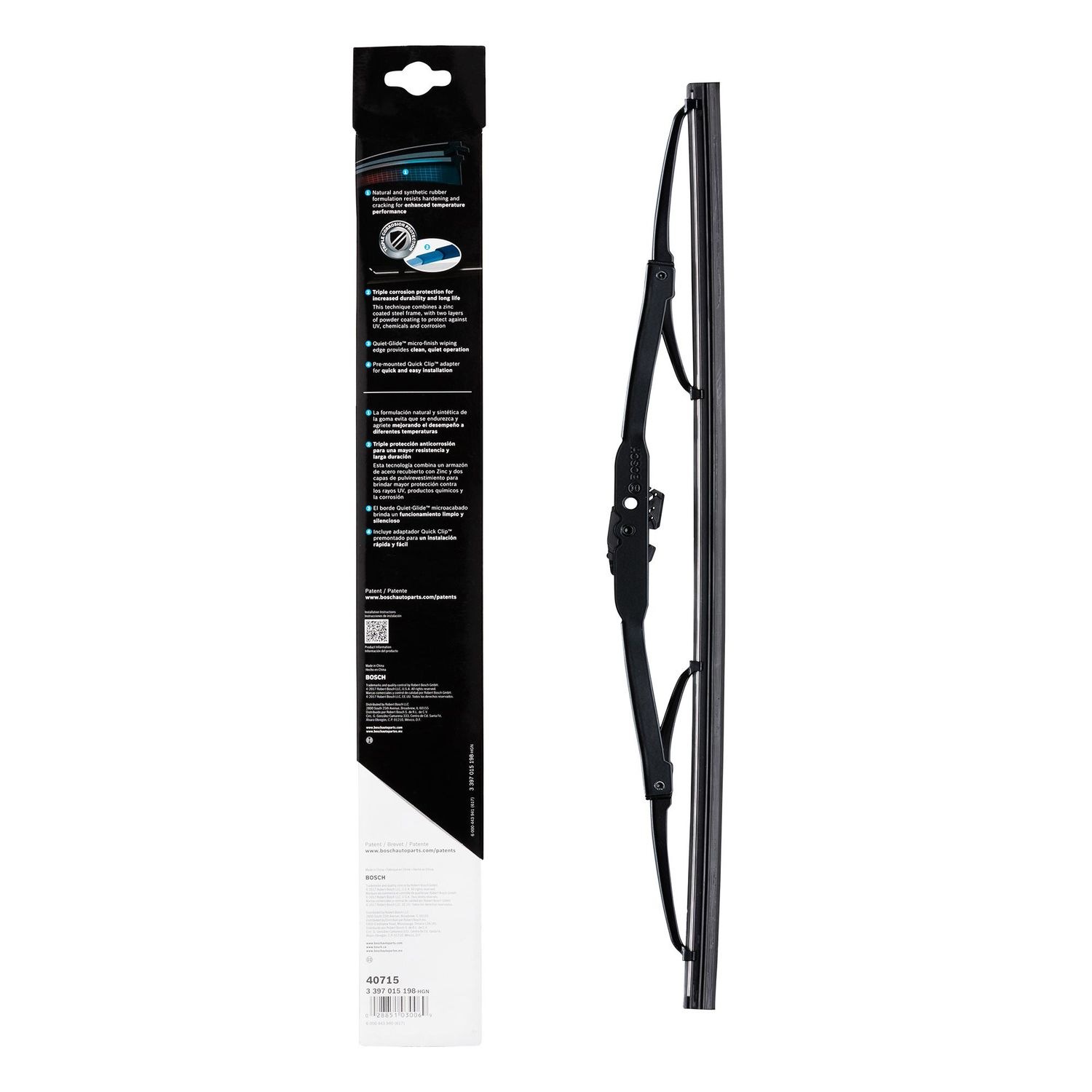 Bosch Micro Edge 15in Conventional Black Wiper Blade